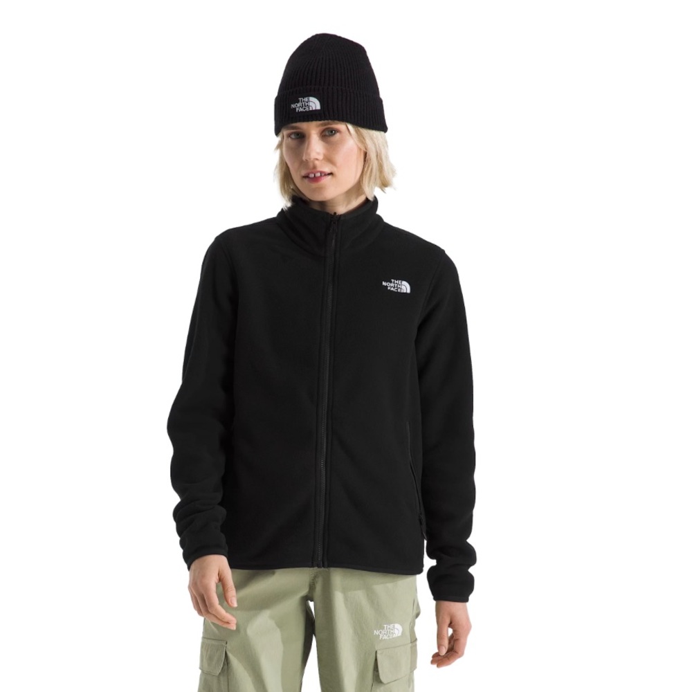 The North Face Women’s Glacier Fleece Jacket is microfleece  black Large